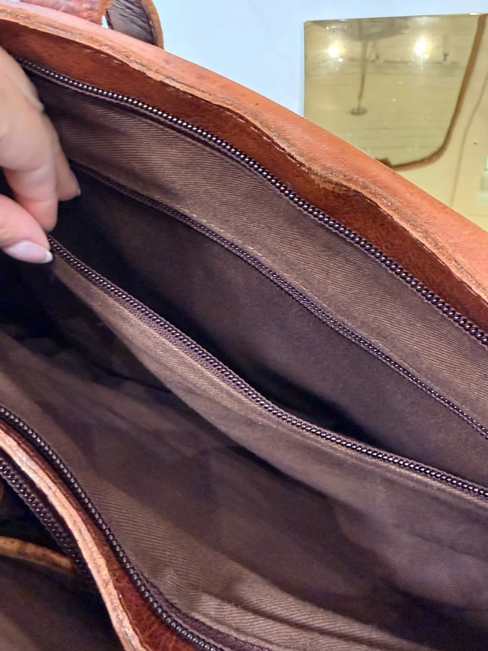 Leather Tote Bag in Distressed Brown - Classic Everyday Carry